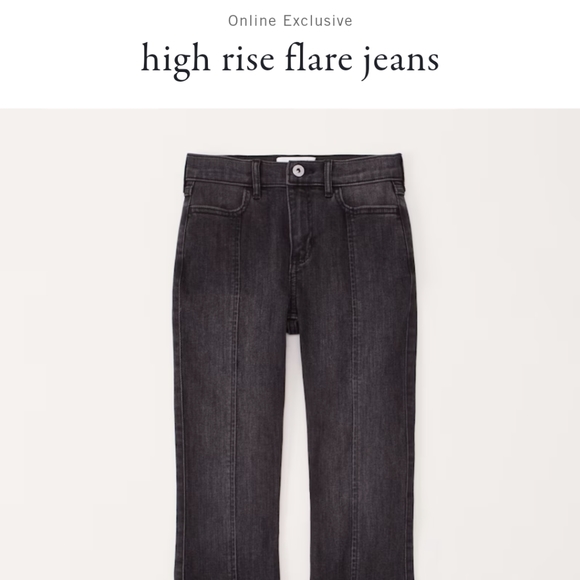 Abercrombie kids girls 7/8 long jeans, NWT - Picture 2 of 7